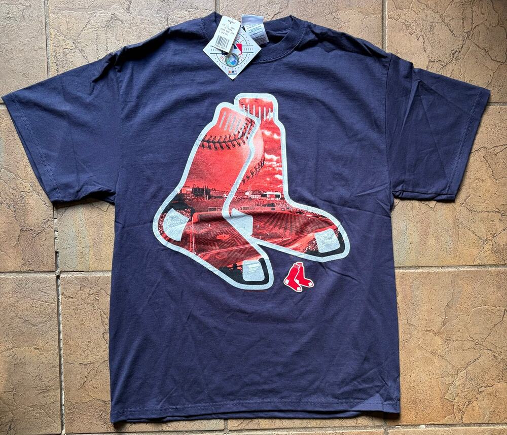 NWT Vintage 2008 Boston Red Sox Fenway Park Graphic T-Shirt CSA Large MLB